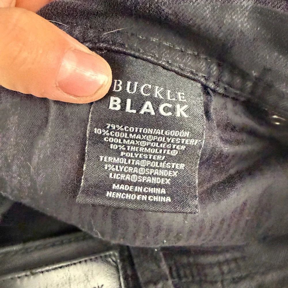 Buckle Black Jeans Men's 32x34 Black Fit No 3 Bootcut Slim Fit Cowboy Rodeo Y2K